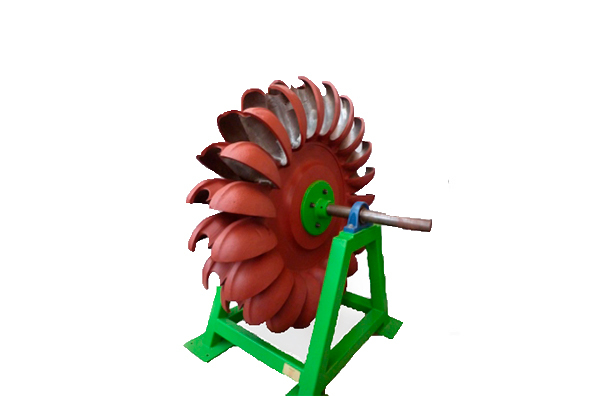 Pelton turbine wheel