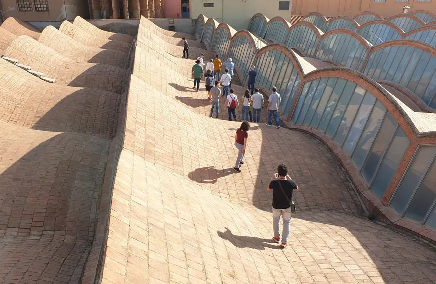Visitants a les voltes del Museu